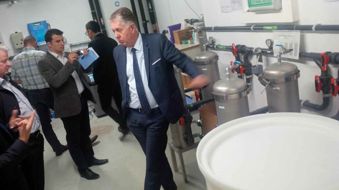 Visite de l'Hôpital Robert Schuman, Metz 29 avril 2015