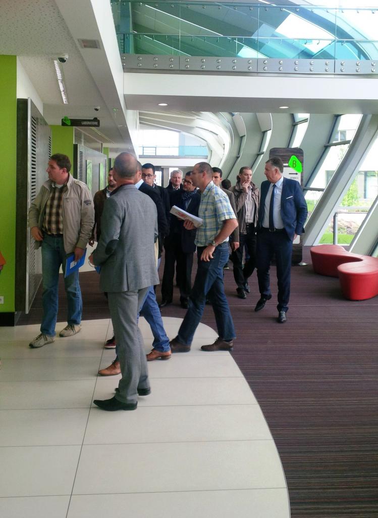 Visite de l'Hôpital Robert Schuman, Metz 29 avril 2015