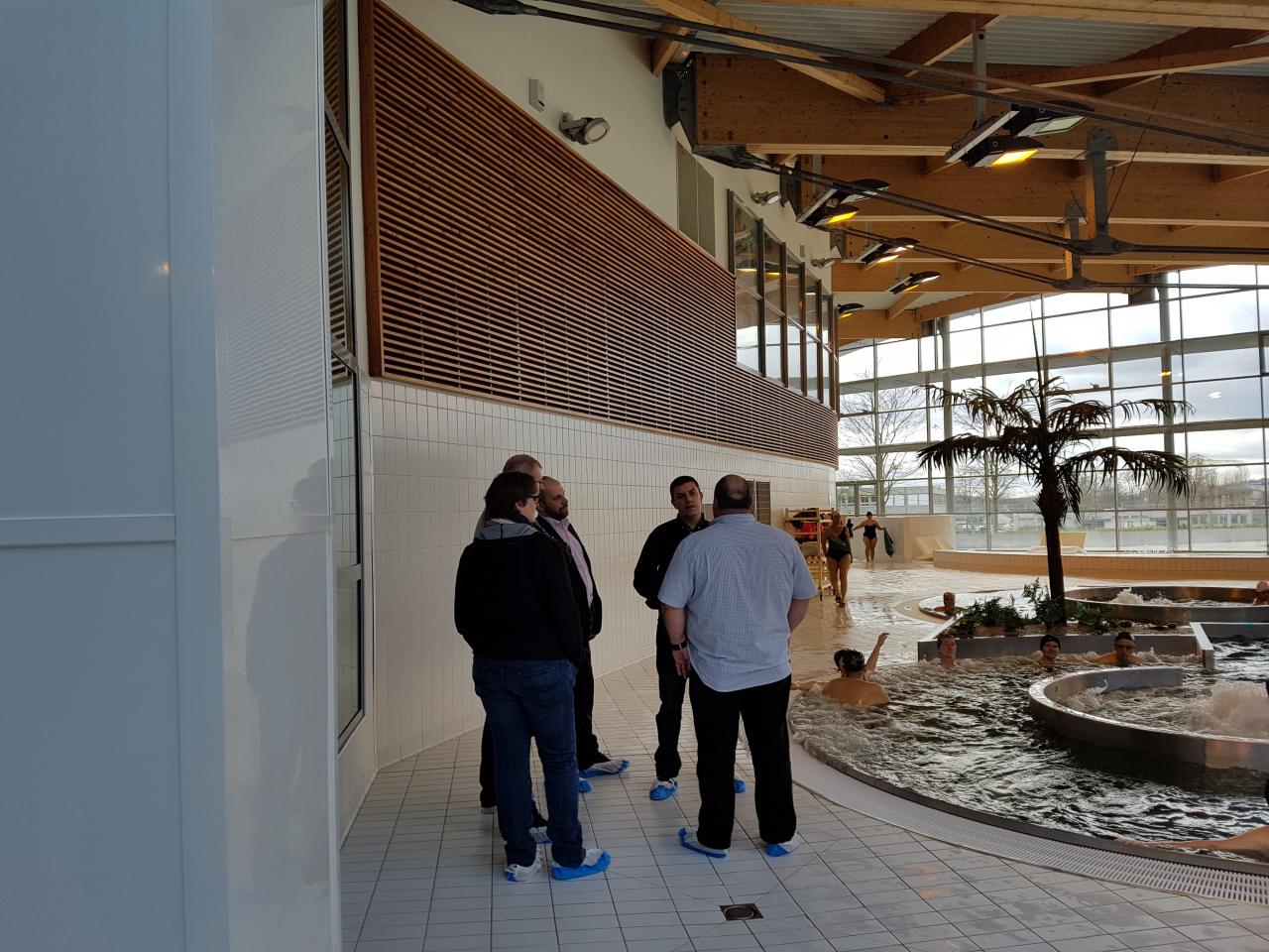 Visite de la piscine La Vague, SOISY-SOUS-MONTMORENCY, 28 février 2017