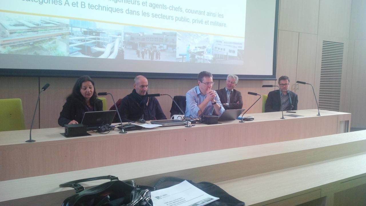 Visite de l'Hôpital Robert Schuman, Metz 29 avril 2015