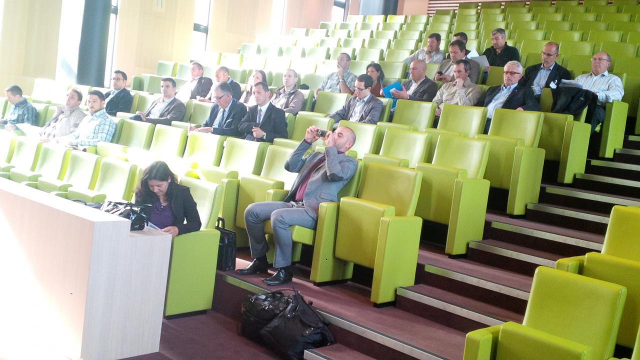 Visite de l'Hôpital Robert Schuman, Metz 29 avril 2015