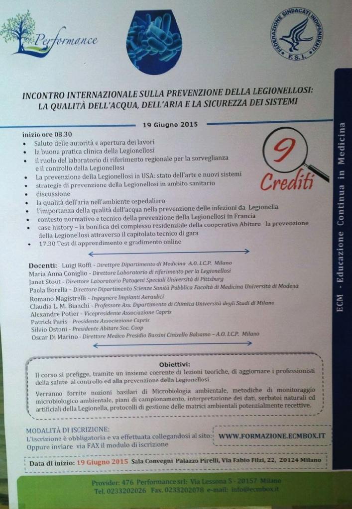 Conférence Milan 19 juin 2015